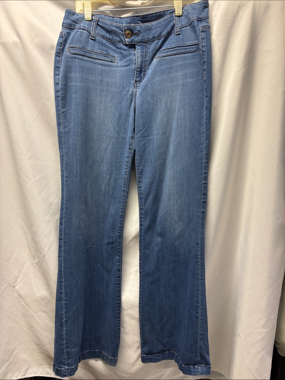 Maurices Medium Blue Denim Flare Jeans